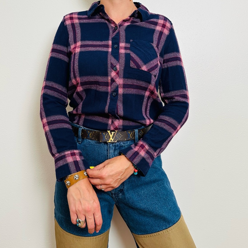 Woolrich Plaid Button Down Shirt Long sleeve Flannel